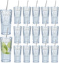 16 Set 20oz Vintage Plastic Tumbler by Unknown
