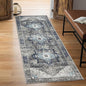 Keen Home Design 2x7 Rug - Machine Washable Runner Rug with Non-Slip Backing, Ideal for Hallway, Entryway, Kitchen, Laundry Room - Vintage, Easy Clean, Durable, Low Pile - (2'6" x 7')