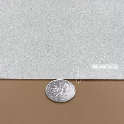Leather Table Cover,1.8mm Thick,36x60 Inch Table Protector,Table Protector for Dining Room Table,Dining Table Cover,Table Cover Protector,Coffee Table Protector(Khaki+Silvery,36x60)