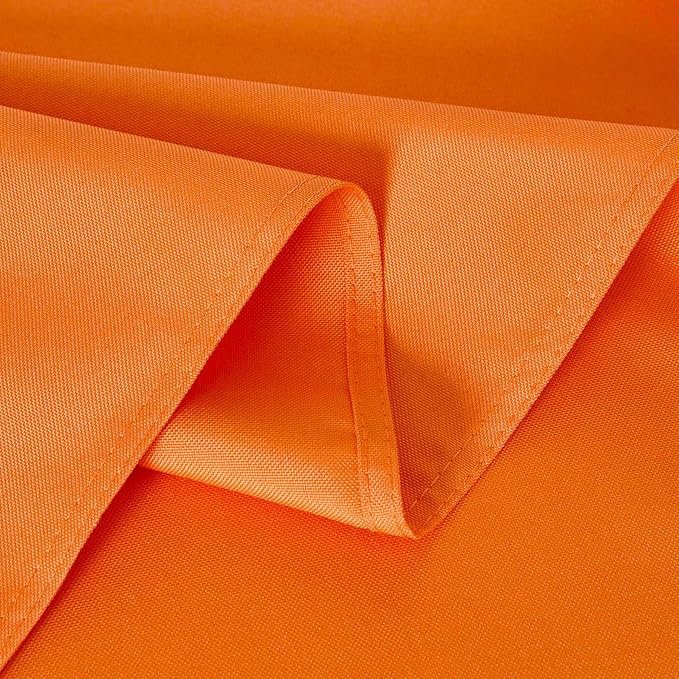 Orange Table Runner, Waterproof Washable Runners 108 Inches Long | Reusable - Image 5