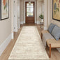 Runner Rug 2'6" x 10' Washable Non-Slip Runner Rugs for Kitchen Bathroom Laundry Room Vintage Ultra Thin Runners for Hallway Entryway Beige