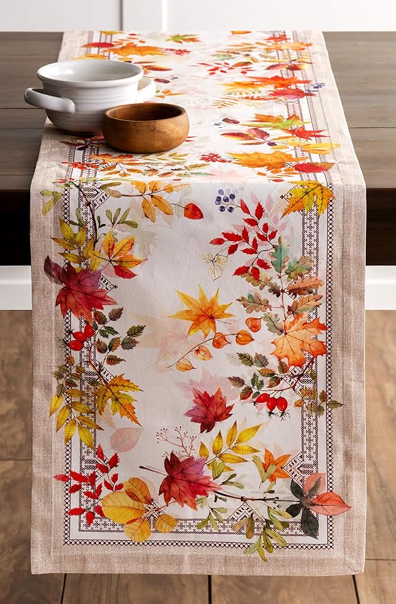 Maison d' Hermine Table Runner 100% Cotton 14.50" x 60" | Table Runners 60 - Image 9