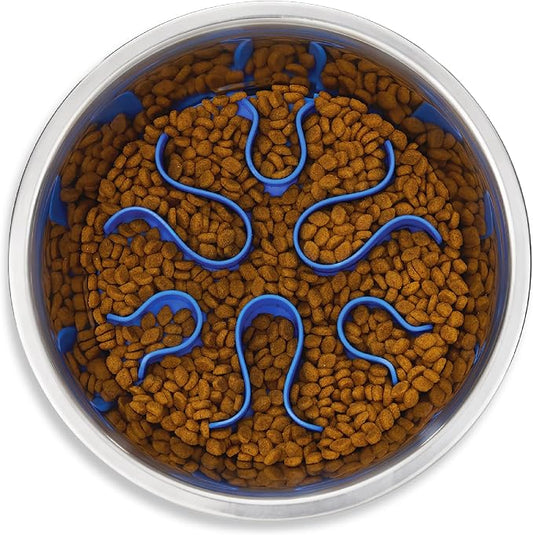 Outward Hound Fun Feeder Stainless-Steel Slo Bowl by OutwardHound