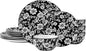 Pfaltzgraff Midnight Blooms 12 Piece Floral Stoneware Dinnerware Plate Bowl by Pfaltzgraff