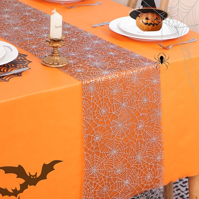 Snowkingdom Halloween Table Runner, Themed Party - Image 7