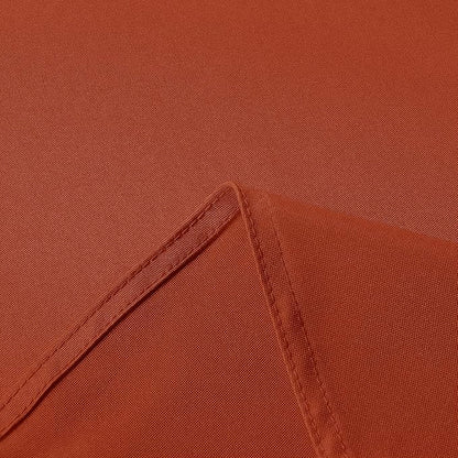 sancua Fall Tablecloth Rectangle - 60 x 84 Inch Burnt Orange - Stain and Wrinkle Resistant Polyester Fabric Table Cloth, Thanksgiving Table Cover for Dining Buffet Parties, Rust, Pumpkin Orange