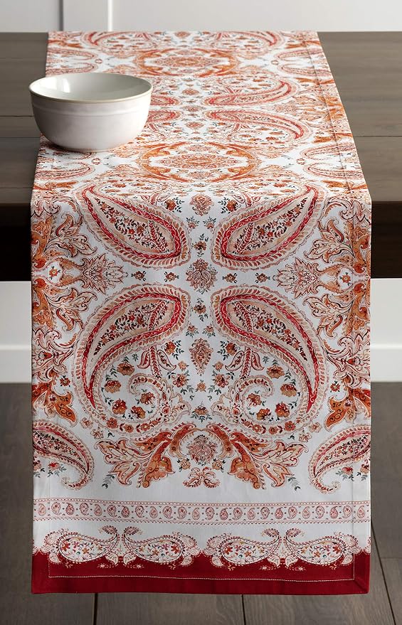Maison d' Hermine Table Runner 100% Cotton 14.50" x 72" | Table Runners 72 - Image 9