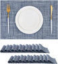 Leetaltree Deep Navy Woven Placemats Set of 24 by Leetaltree-ArtatEveryTable