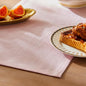 Rustic Cotton Linen Table Runner, 13x108 Inches Pink | Farmhouse Style Linen by ZEEMARTONLINE