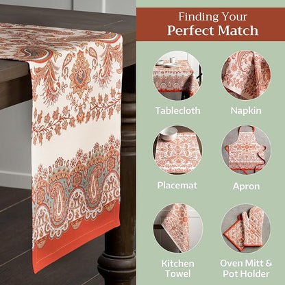Maison d' Hermine Table Runner 100% Cotton 14.50" x 108" | Table Runners 108 - Image 5