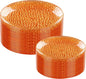 Rubtlamp 100Pcs Orange Plastic Plates, Party Platos Fancy Disposable Platos by Rubtlamp