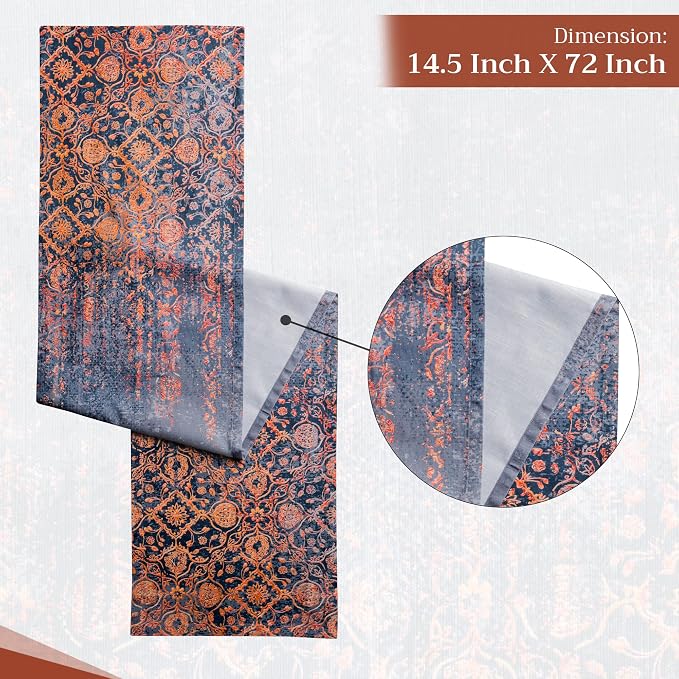 Maison d' Hermine Table Runner 100% Cotton 14.50" x 72" | Table Runners 72 - Image 4