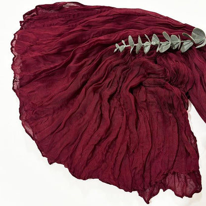 3Pack Burgundy Cheesecloth Table Runners 17 x 108 inch Sheer Table Runner | - Image 6