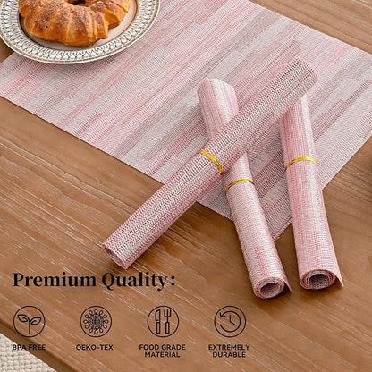 Leetaltree Misty Rose Placemats Set of 6 - Image 2