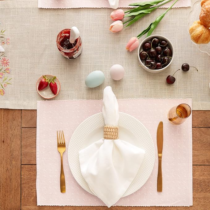 DII Variegated Tabletop Collection, Napkin Set, 6 Piece - Image 5