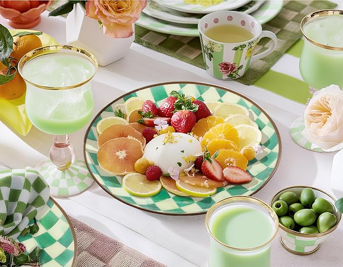 U-QE 20PCS Green Plastic Plates - Image 9