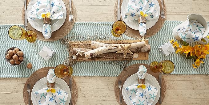 DII Woven Basic Tabletop Collection, Chevron Table Runner - Image 5