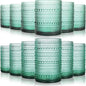 KMIGRUAN Hobnail Drinking Glasses Set of 12, 15Oz & 12Oz Cocktail Glasses | by KMIGRUAN