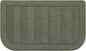 BEQHAUSE 24x40 Inch Kitchen Rug Mat Durable Kitchen Rugs Non-Slip Washable Absorbent Kitchen Mats for Floor Dirt-Resistant Semicircular Kitchen Mat (Green)