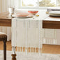 Hemstitched Farmhouse Table Runner, Cotton Linen Table Runners 72 Inches Long by Unknown