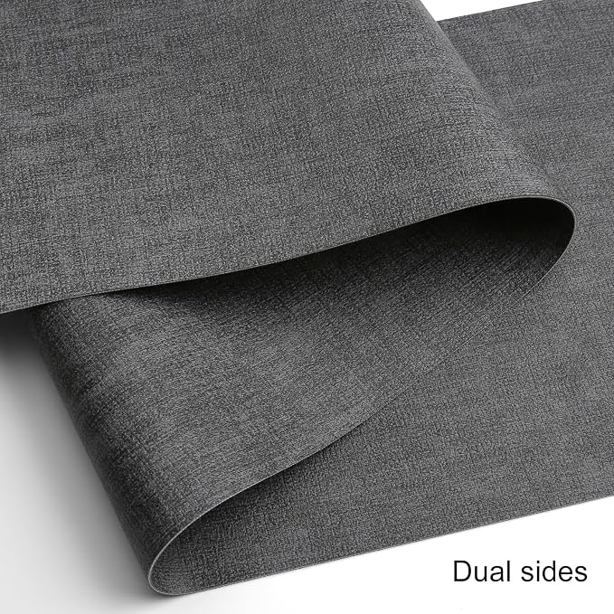 Table Runners 55 Inch Long, Dual-Sided Faux Leather Table Runner | Waterproof - Image 2