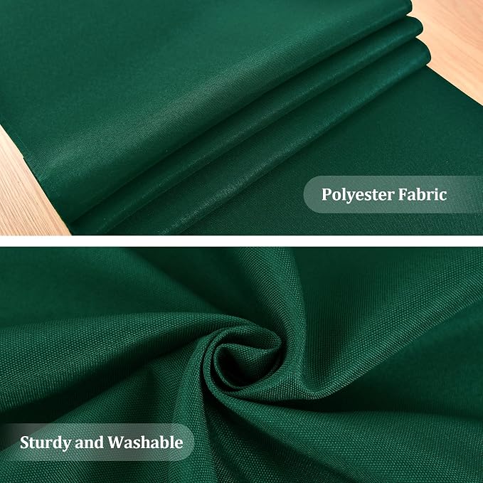 Farmhouse Green Table Runner Dining Table Runners 90 Inches Long Coffee Table - Image 4