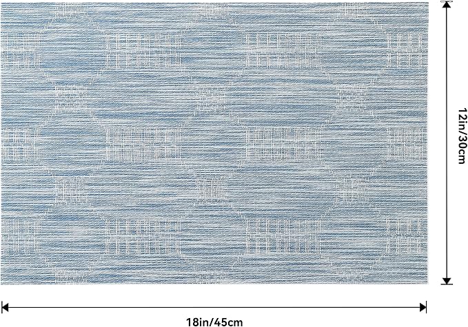Leetaltree Alice Blue Placemats Set of 6 - Image 9