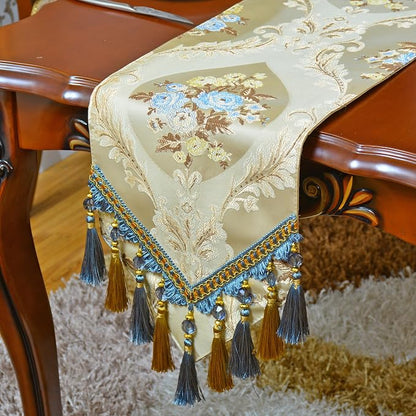 Extra Luxury Velvet Blue Table Runner 120 Inches Long - Image 6