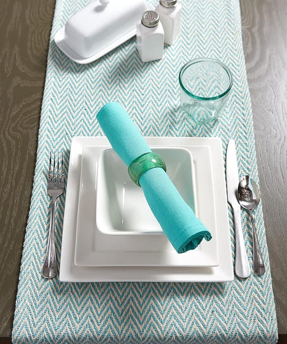 DII Woven Basic Tabletop Collection, Chevron Table Runner - Image 3