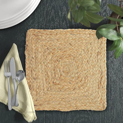 The Home Talk Jute Cotton Hand Woven Table Runner/Placemats - Image 2