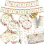 95th Birthday Party Tableware, Tablecloth, 95 and Fabulous Banner, 95th by Unknown
