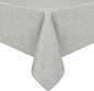 Hiasan Faux Linen Rectangle Tablecloth - Wrinkle and Stain Resistant Washable Table Cloth for Kitchen Dining Room Holiday Table Cover for Dinner, Light Grey, 90 x 132 Inch