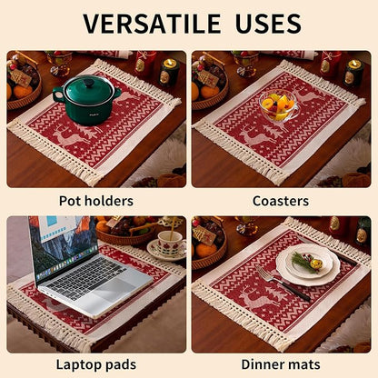 Placemats Set of 4, Elk Placemat - Image 6