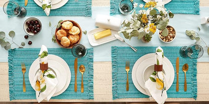 DII Variegated Tabletop Collection, Placemat Set, 6 Piece - Image 5