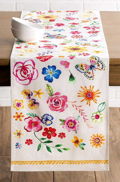 Maison d' Hermine Table Runner 100% Cotton 14.50" x 108" | Table Runners 108 - Image 9