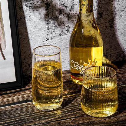 Lysenn Stemless Wine Glasses Set of 4 - Image 5