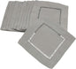 SARO LIFESTYLE Hemstitched Border Cocktail Napkin by SaroLifestyle