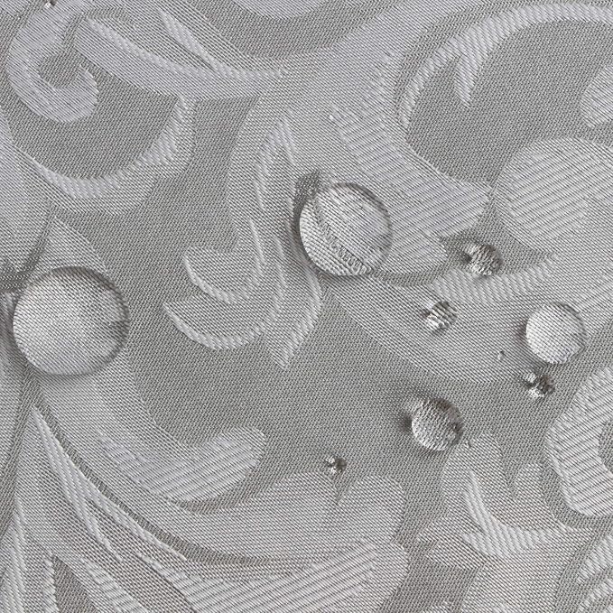 EHouseHome Jacquard Damask Reversible Silver Grey Table Runners - Image 4