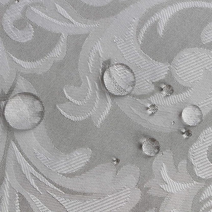 EHouseHome Jacquard Damask Reversible Silver Grey Table Runners - Image 4