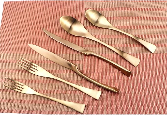 6-Piece Flatware Set, Extra Thick Heavy Duty - Image 3