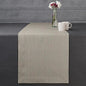 D'Moksha Homes Linen Natural Table Runner 48 Inches - 100% Pure Linen Small Table Runner 14 x 48 Inch for Coffee Tables, Dresser, Valentines, Spring, Easter - Machine Washable