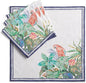Maison d' Hermine Napkins 100% Combed Cotton Premium 20Inch x 20Inch Decorative Washable Cloth Napkin Table Napkin for Dining, Kitchen, Parties & Camping - Mosaic (Set of 4)