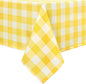Checkered Tablecloth Square, 70 x 70 Inch by Hiasan