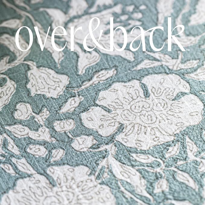Over&Back 18x108 Hand-Blocked Printed Cotton Table Runner - Image 6