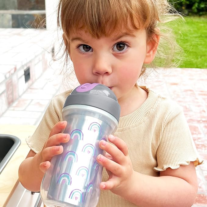 Chicco Insulated Straw Sippy Cup 12+ Months, 9oz Toddler Training Cup - Image 2