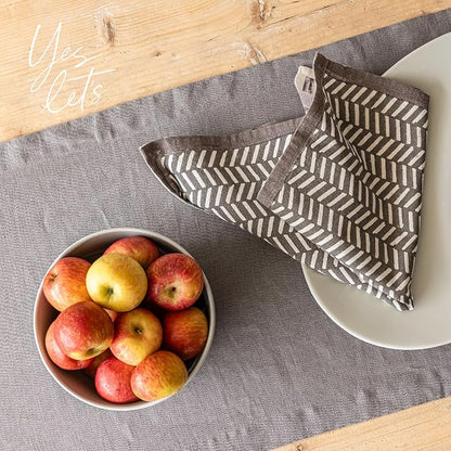Over&Back 18x108 Washed 100% Linen Table Runner - Image 8