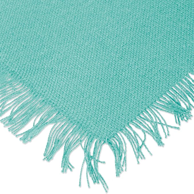 DII Everyday Collection, Fringed Solid Tabletop, Table Runner - Image 3