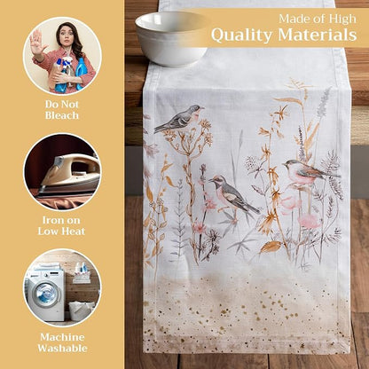 Maison d' Hermine Table Runner 100% Cotton 14.50" x 108" | Table Runners 108 - Image 3