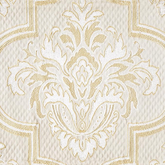 Loom and Mill Elegant Damask Jacquard Table Runner 13x108 inch - Image 8