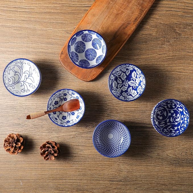 Selamica Ceramic 4 OZ Dipping Bowls Set, 3.5 Inch Mini Bowls - Image 5